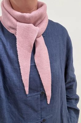 Bybjor · Merino Wool Scarf (Large) · Vintage Pink-Melange