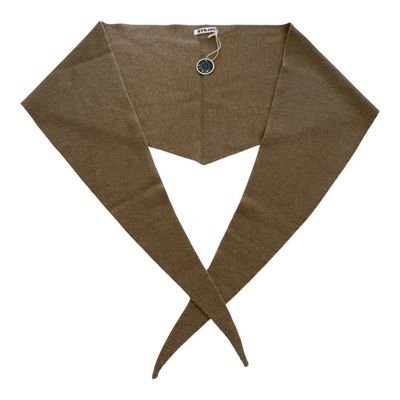 Bybjor · Merino Wool Scarf (Large) · Khaki-Melange