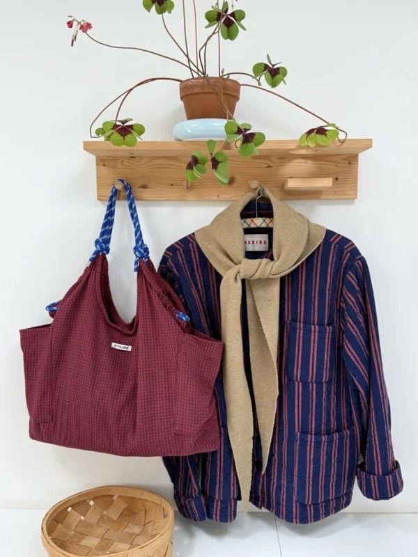 Bybjor · Merino Wool Scarf (Large) · Khaki-Melange