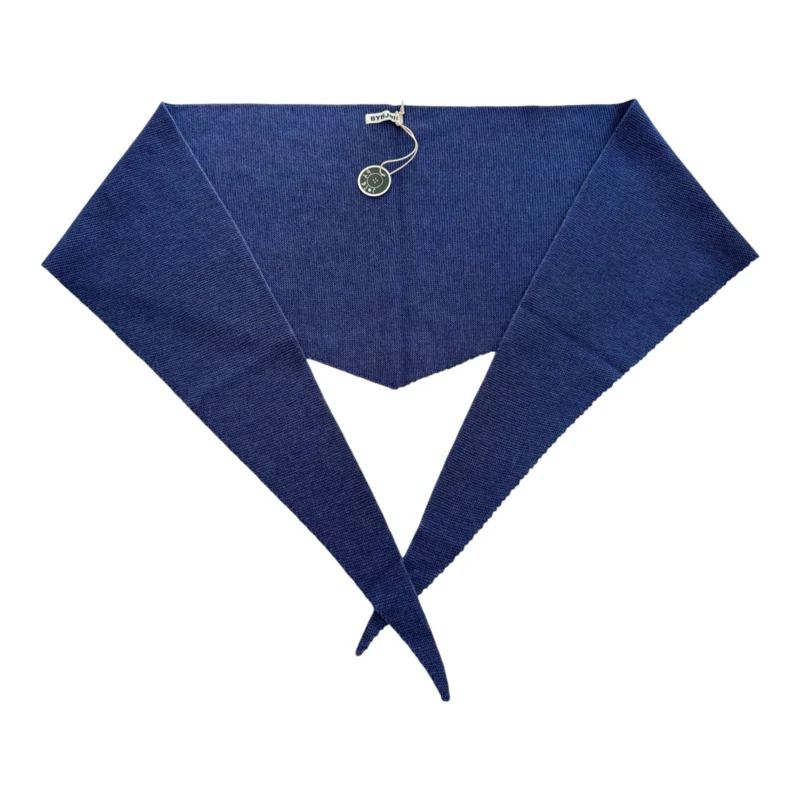 Bybjor · Merino Wool Scarf (Large) · Blue Jeans-Melange