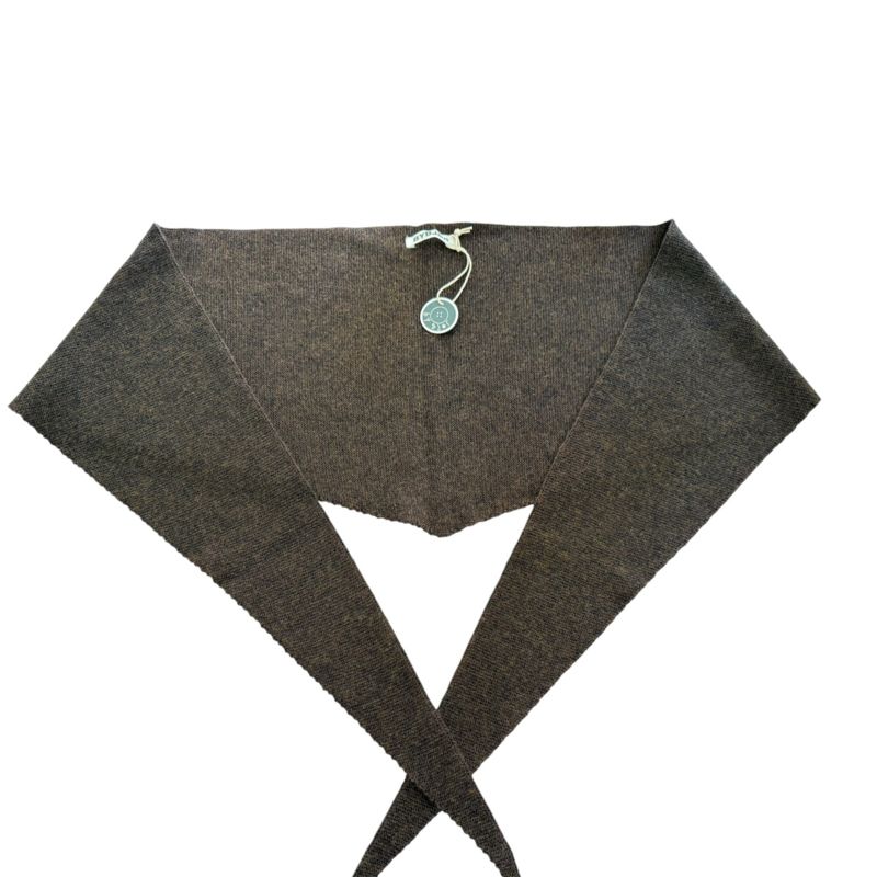 Bybjor · Merino Wool Scarf (Large) · Brown-Melange