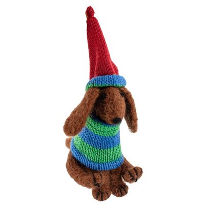 Wollen hanger hond muts en trui