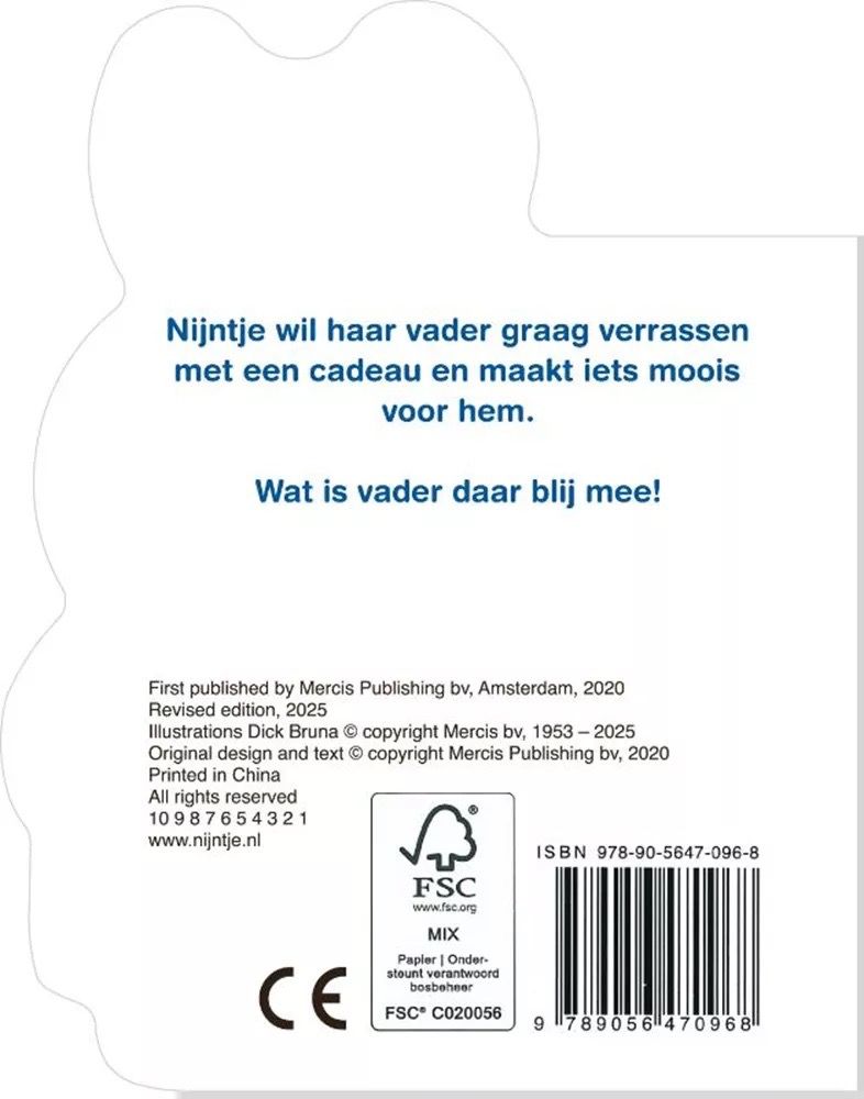 Nijntje en vader · kartonboekje - 1+