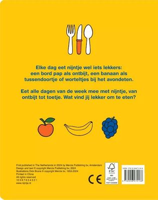 Wat eet Nijntje vandaag? · Kartonboekje - 1+