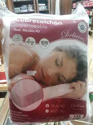 PROTECTOR ACOLCHADO IMPERMEABLE BLANCO