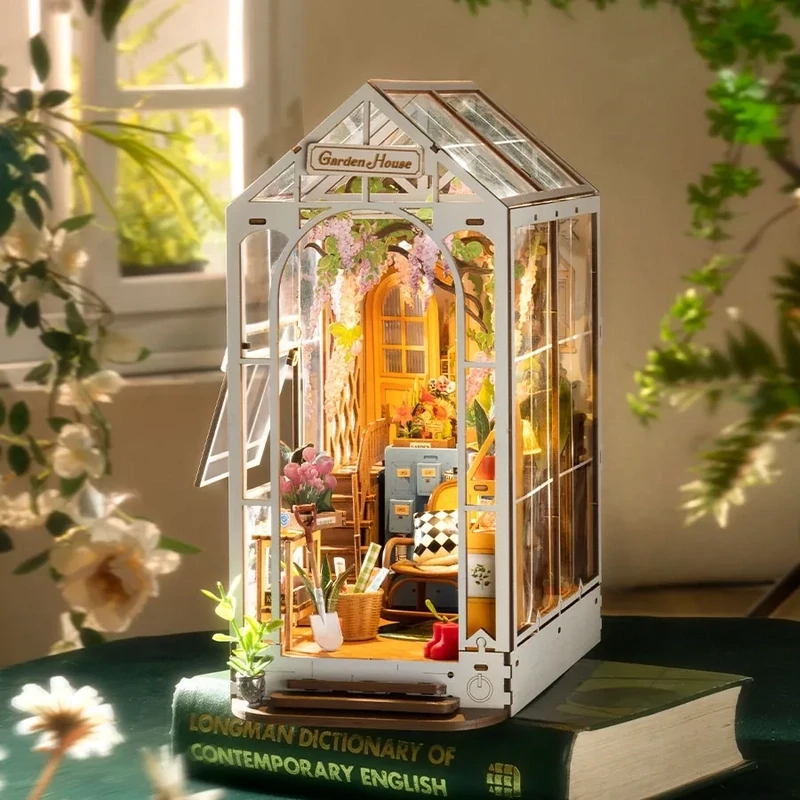 ROKR Garten Haus BookNook "Garden House" Holz Puzzle