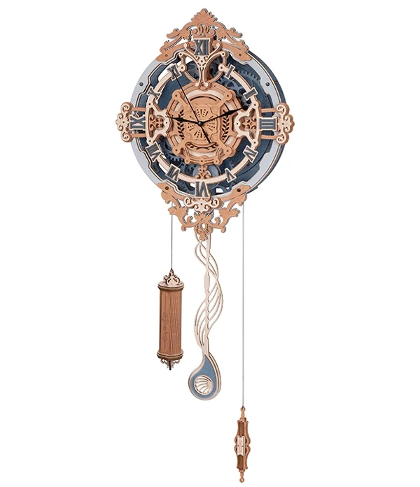ROKR Wanduhr "Romantic Notes Wall Clock" Holz Puzzle