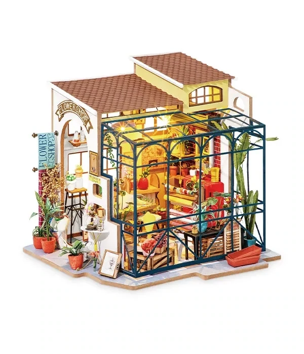 ROKR Haus "Emily´s Flower Shop" Holz Puzzle