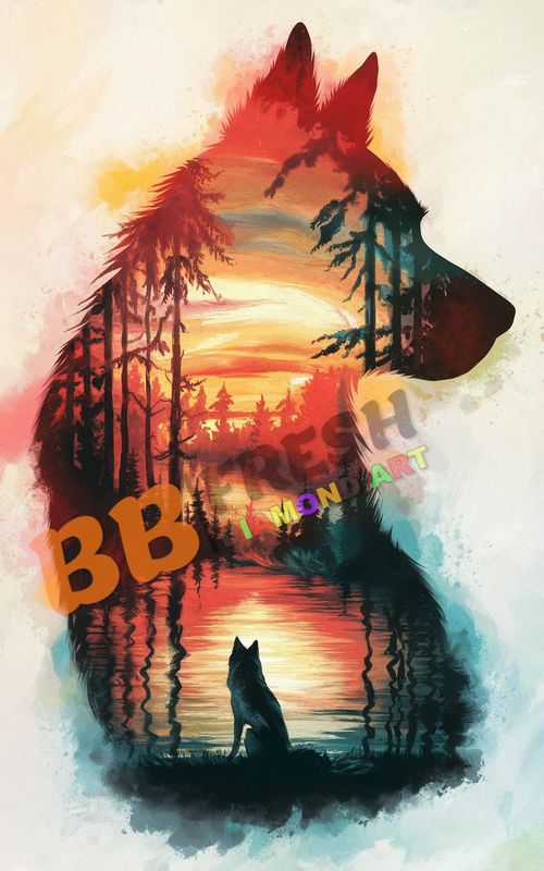 Wolf inside Dog