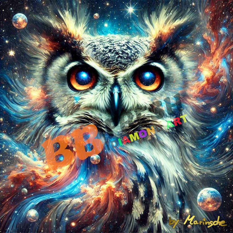Cosmic Owl by Marinsche
