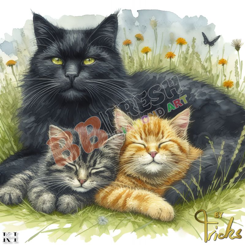 Cat Family by Tricks