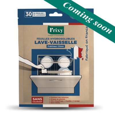 Feuilles hydrosolubles LAVE-VAISSELLE