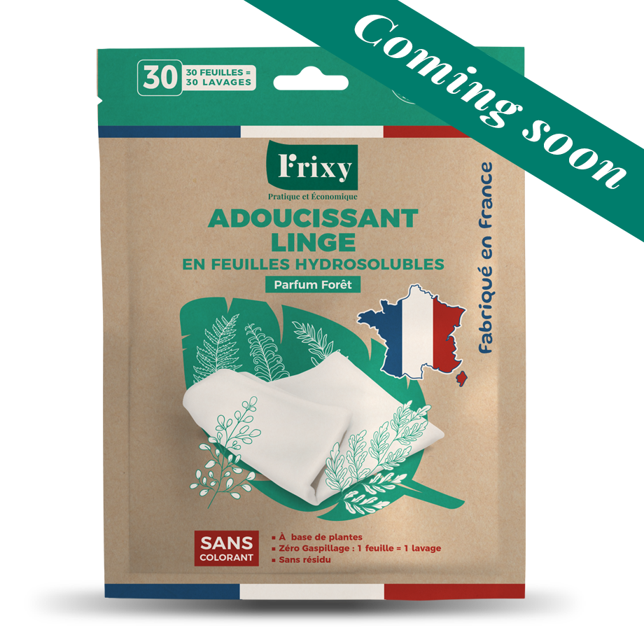 ADOUCISSANT LINGE en feuilles hydrosolubles