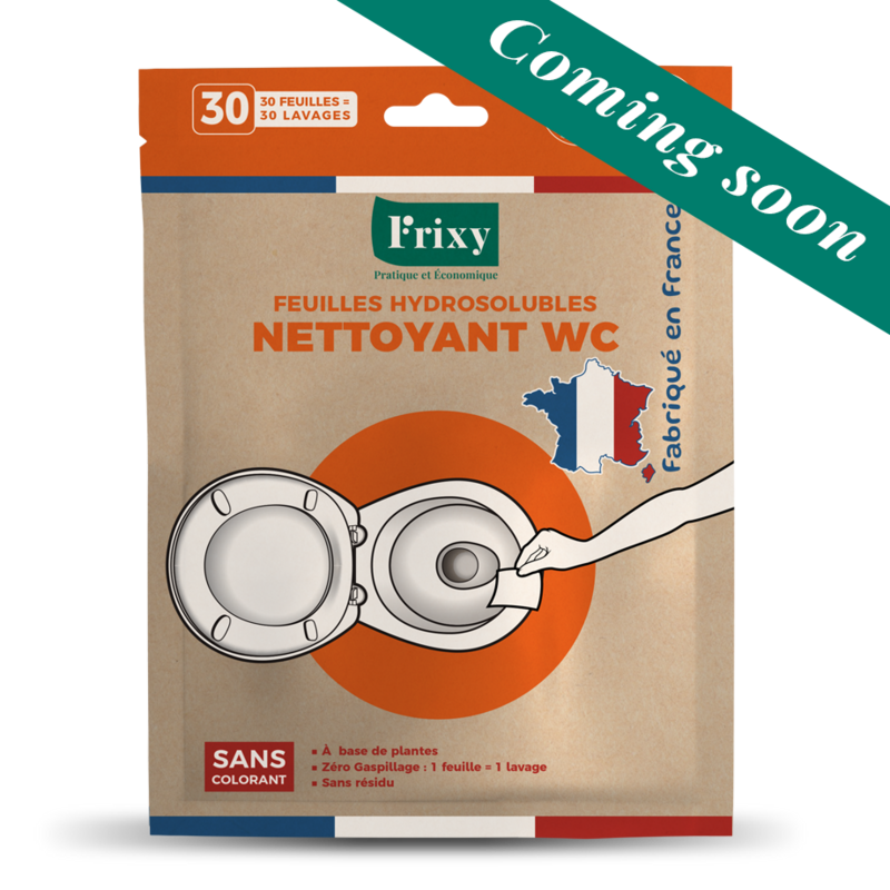 NETTOYANT WC en feuilles hydrosolubles