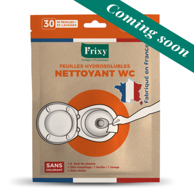 NETTOYANT WC en feuilles hydrosolubles
