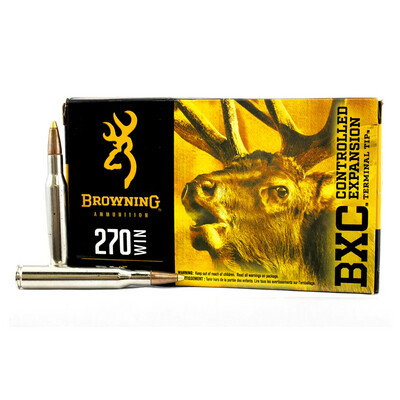 Browning CF Ammo 270 Win BXC, Big Game
