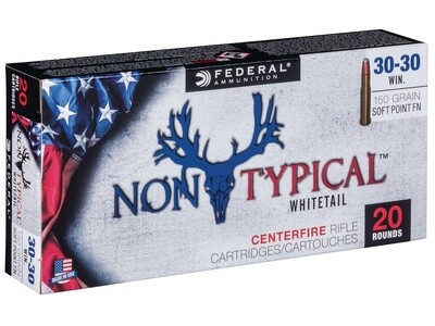 Federal CF Ammo 30-30 Win - 150 GR. SP Non-Typical Whitetail