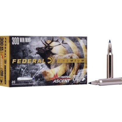 Federal CF Ammo 300 Win Mag 200GR TERMINAL ASCENT