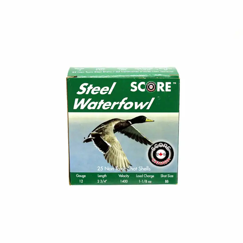 SCORE 12GA 2 3/4&quot; 1550FPS 1 1/8OZ BB STEEL