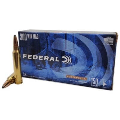 Federal CF Ammo 300 Savage - 150 GR. SP “POWER-SHOK"