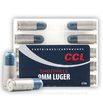 CCI HG Ammo 9mm LUGER SHOTSHELL 12 SHOT