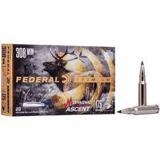Federal CF Ammo 308 Win 175GR TERMINAL ASCENT