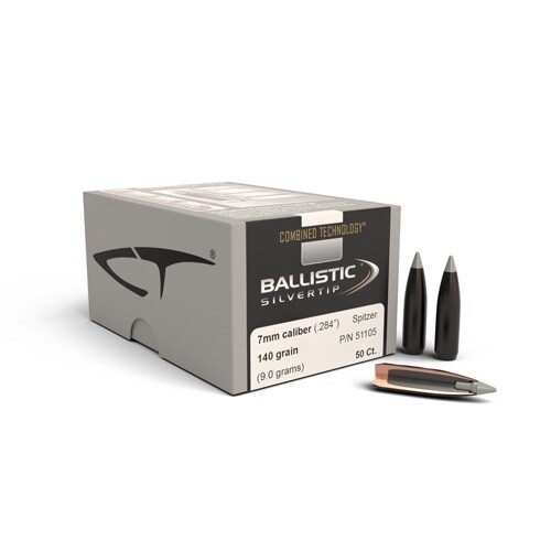 .284 DIA 140GR BALLISTIC SILVERTIP