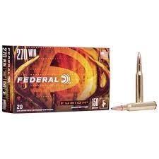 Federal CF Ammo 270 Win - 150 GR. FUSION