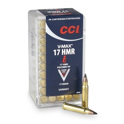CCI RF Ammo 17 HMR 17 GR. V-MAX