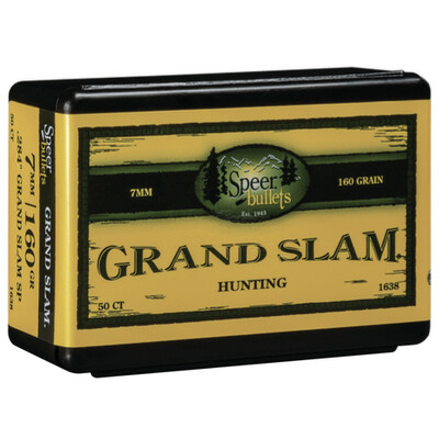 Speer Bullets 284 160 GR. GRAND SLAM SP