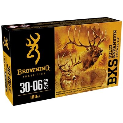 Browning CF Ammo 30-06 SPRG 180gr BXS, Big Game/Deer