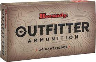 HORNADY OUTFITTER AMMUNITION - 270 WINCHESTER - 130 GRAIN CX (LEAD FREE) - 20 ROUNDS - NICKEL PLATED BRASS CASE