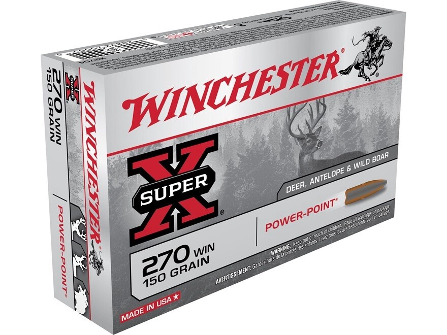 Winchester CF Ammo 270 Win 150 gr. Power-Point®