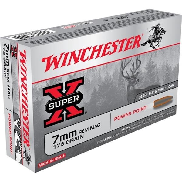 Winchester CF Ammo 7MM REM MAG 175 gr. Power-Point®