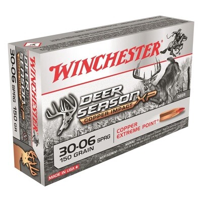 Winchester CF Ammo 30-06 Sprg 150 Copper Impact Lead Free