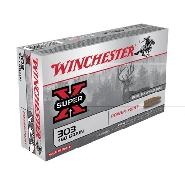 Winchester CF Ammo 303 BRITISH 180 gr. Power-Point®