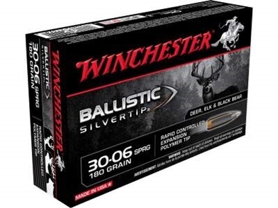 Winchester CF Ammo 30-06 SPRG 180 gr. Ballistic Silvertip®