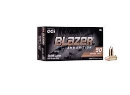 CCI HG Ammo 9mm LUGER 124 GR. FMJ
