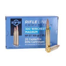 PPU 300 Win Mag 168gr Hollow Point Boat Tail