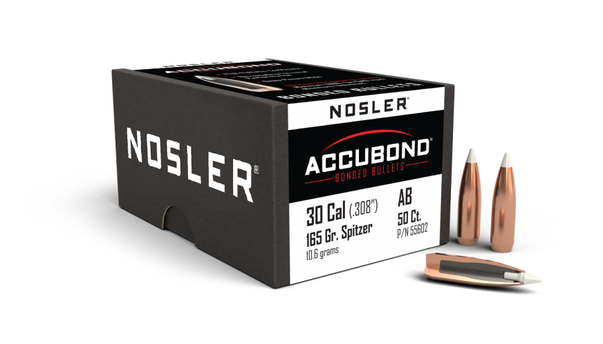 Nosler Bullets 30 Cal 165gr  AccuBond (50 ct.)