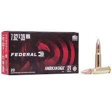 Federal CF Ammo 7.62x39 - 124 GR. FULL METAL JACKET