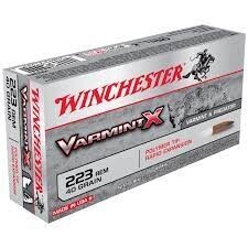 Winchester CF Ammo 223 REM 40 gr. Varmint X™ polymer tip