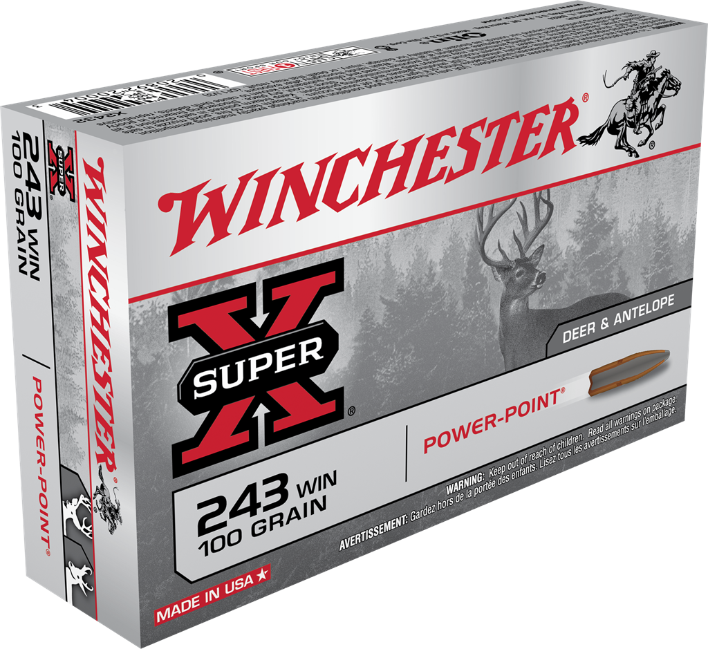 Winchester CF Ammo 243 Win 100 gr. Power-Point®