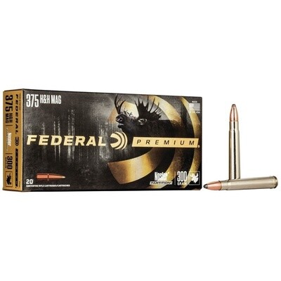 Federal 375 H&amp;H MAG 300GR NOSLER PARTITION