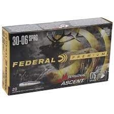Federal CF Ammo 30-06 175GR TERMINAL ASCENT