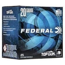 Federal Top Gun Target Load, 20Ga 2 3/4″ #7.5 Shot 7/8oz 1210FPS
