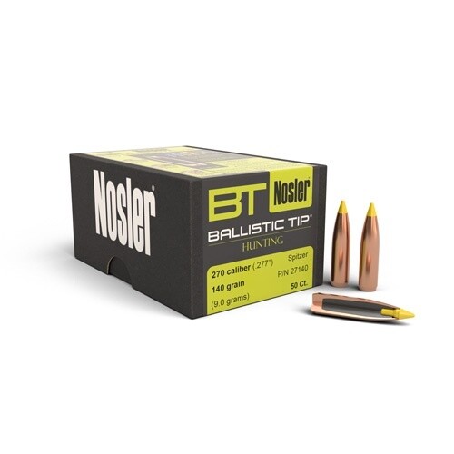 .277 DIA 140GR BALLISTIC TIP