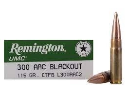 REMINGTON .300 AAC BLACKOUT 115 GR
