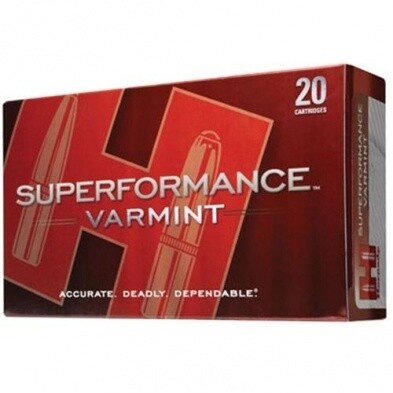 Hornady 22-250 REM 50GR V-MAX SUPERFORMANCE
