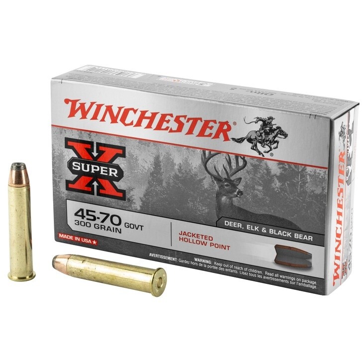 Winchester CF Ammo 45-70 GOVT 300 gr. Jacketed Hollow Point
